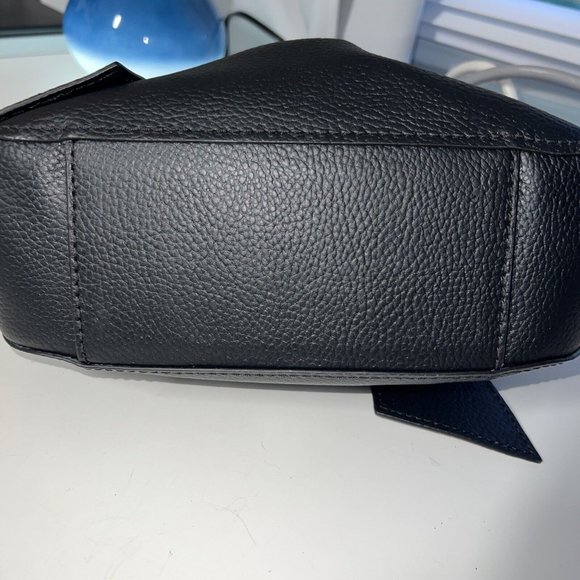 Zac Posen Anthea Mini Shopper Leather Crossbody Black NWT - Picture 4 of 7